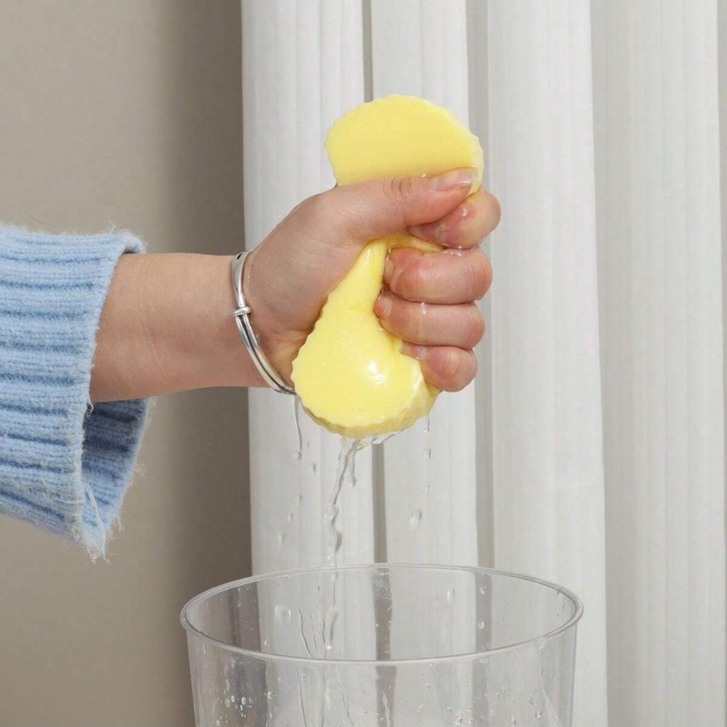 3pcs- Bathing Sponge, Exfoliating Mud Remover, Soft Skin-Friendly Bath Towel For Back And Body Cleaning