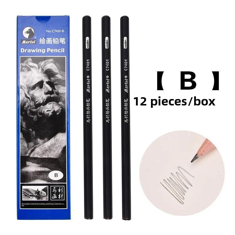 Pencil Soft Charcoal Pen Professional Sketch Charcoal Painting Brush Soft Carbon Pen Painting Supplies for Art Students