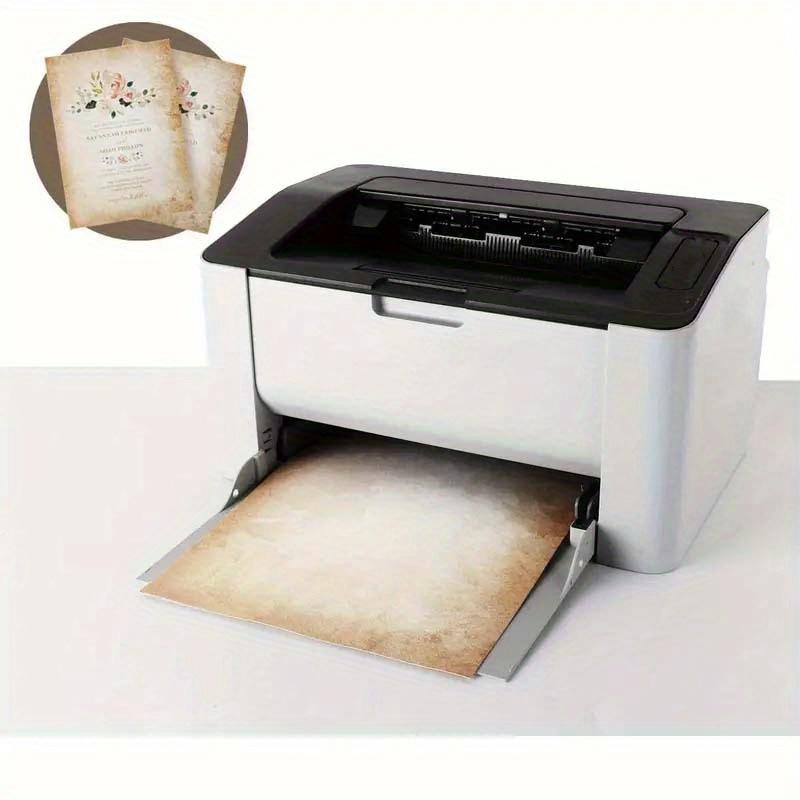 100Sheets Vintage Design Paper Stationery - Letter & Legal Ruled Pads for Writing Printing Invitation Letter Resume Art - Double Sided