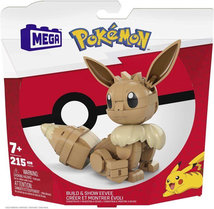 Figurine Évoli MEGA Pokémon 6 Cm Brique De Construction Enfant Adulte 215 Pièces