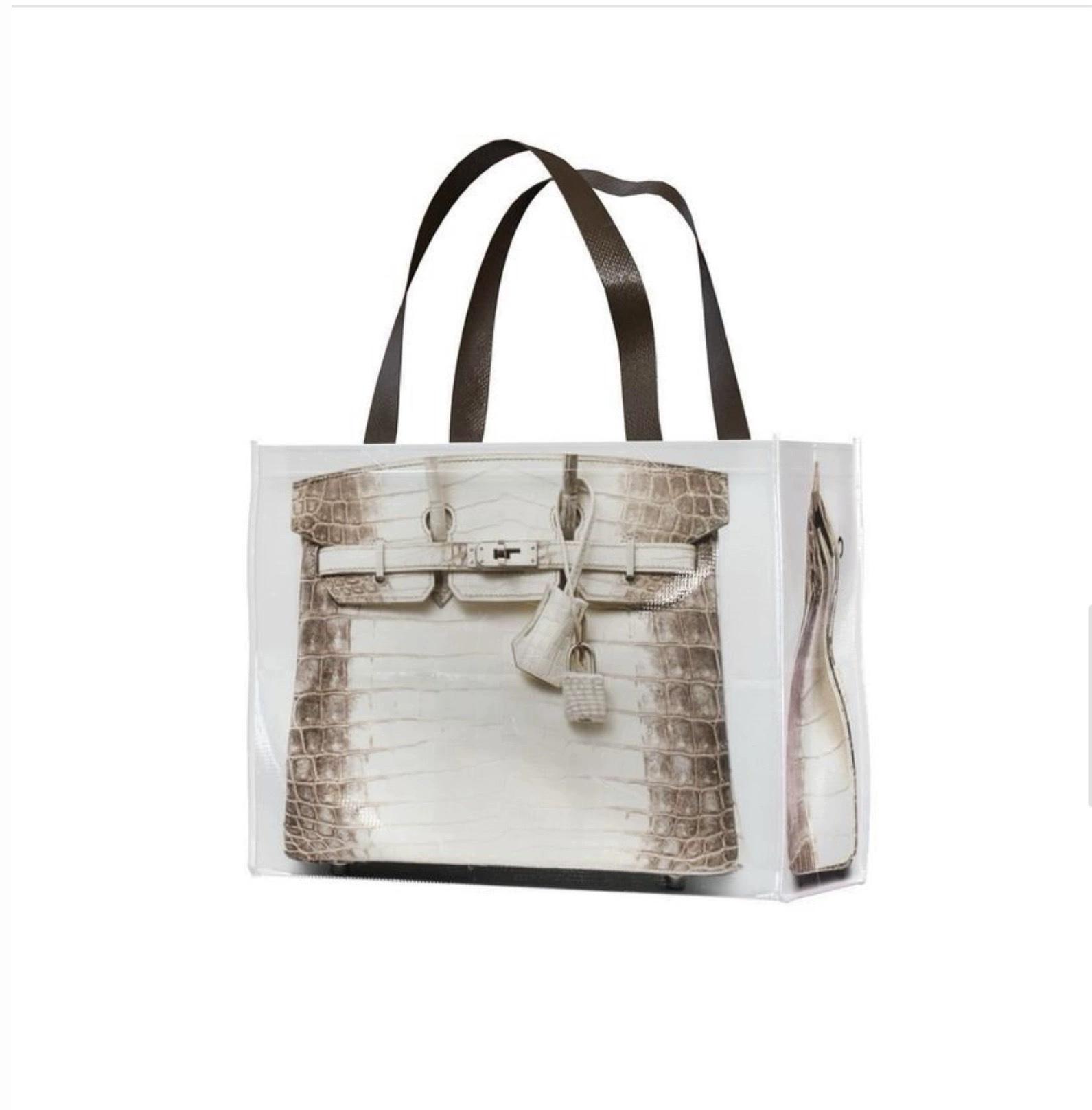 

2024 Пародия от блогеров в Instagram Креативные продуктовые сумки Сумка Platinum Ремейк Модная сумка как у фэшн-блогеров для фитнеса и отдыха бежевый