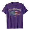 Vintage Yellowstone National Park Retro T-Shirt Chinese Style Cotton Men Tops Shirt Fashionable Popular T Shirt