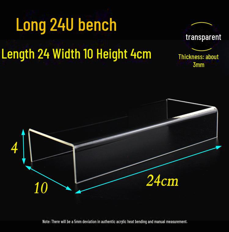 Transparent Acrylic Shoe Display Rack for Adult & Children's Shoes