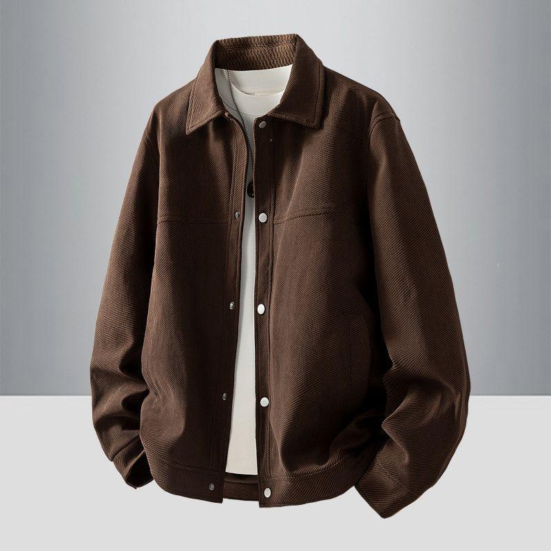 Men's Retro Lapel Jacket: Versatile and Casual Winter Trend