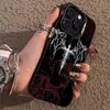 Dark Gothic Cybersigilism Phone Case for iPhone 17,16,15,14,13,12,11,Pro,X,Xs,Max,Plus Shockproof Cover
