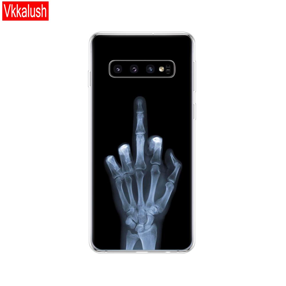 Pouzdro pro Samsung Galaxy S10 S10 Plus Vtipné silikonové TPU pouzdro pro telefon S10 E Pouzdro pro Samsung S10 Plus G975F S 10 SM-G973F