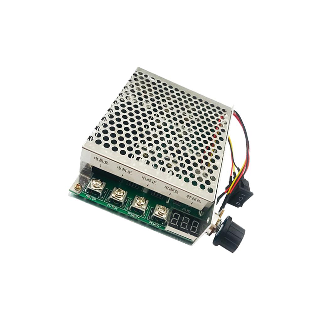 DC 10-55V 100A Motor Speed Controller Forward/Reverse Rotation PWM Adjustable Motor Speed Regulator Control Governor Switch