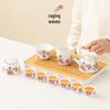 Wedding Tea Set: Bride's Dowry Tray & Teapot Gift for Engagement Celebrations