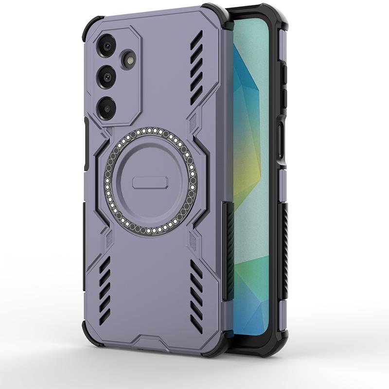 Deluxe Magsafe Magnetic Wireless Charging Case For Samsung Galaxy A16 Armoured Shockproof Military Case