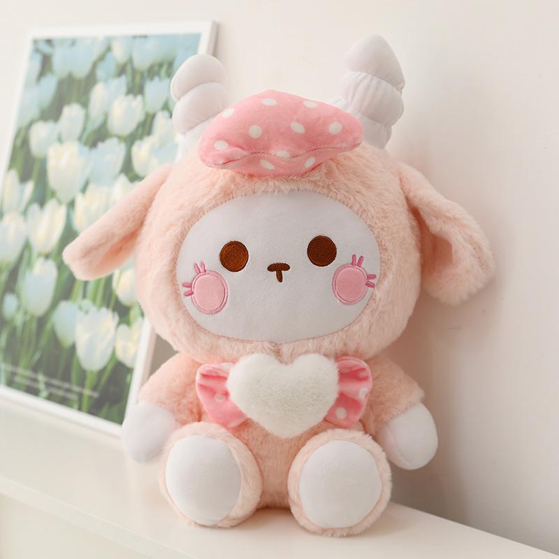 Cute Shiha Sheep Doll Plush Toy Sheep Doll Large Throw Pillow Girls Valentine'S Day Gift Exchange Doll