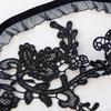 2 Pieces Bridal Garters Wedding Garter Set Thigh Rings Stretch Floral Pattern Lace Leg