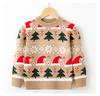 Christmas Boys Girls Sweater Party Pullover Cotton Clothes Kids Autumn Winter Knitwear Top