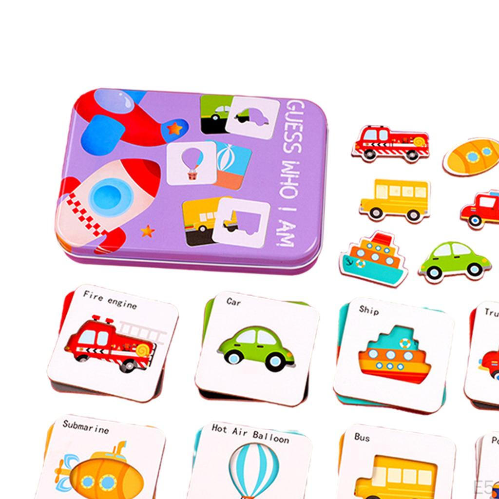 Flash Cards Kindergarten Montessori Educational Toys for Toddlers Kids Children 3-5 Years