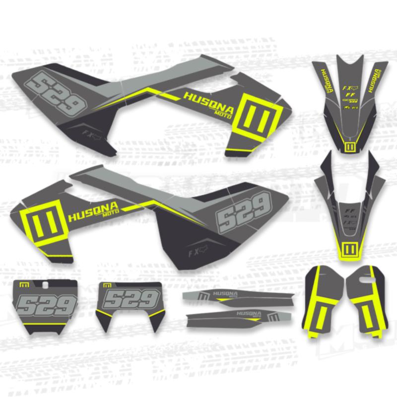 MCHMFG Graphics Decal Stickers Kits For Husqvarna TC FC TX FX FS 125 250 350 450 2016 2017 2018 TE FE 2017 2018 TC FC 2016-2018