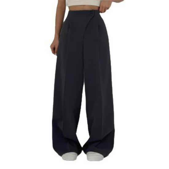 2026 European & American Slim Straight-Leg Long Pants for Women - Fashionable & Casual Design
