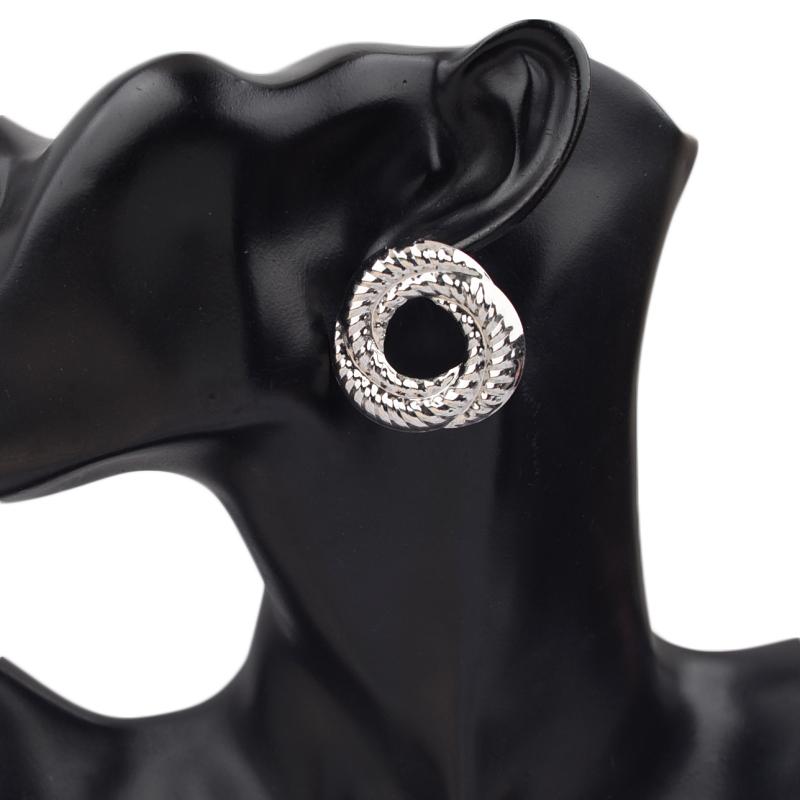 New European Exaggerated Dangle Earrings for Women Metal Geometric Statement Long Hanging Earrings Punk Personality Drop Earring