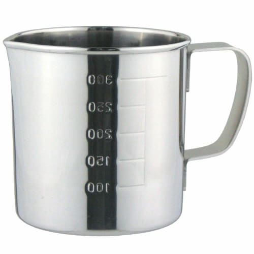 Nagao Tsubame-Sanjo Measuring Cup, 300ml, 18-8 Stainless Steel, Made in Japan, 800300