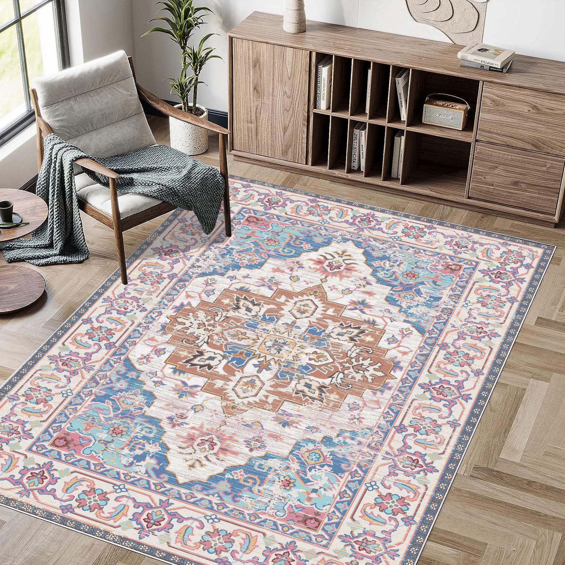 

Усовершенствованный нескользящий коврик для входа в гостиную для домашнего декора 40*60cm розовый