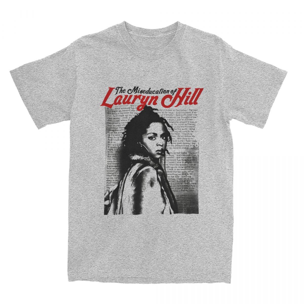 

Чоловічий Жіночий 90-х Lauryn Hill Fugees Гурт Футболка Мерч 100% Бавовна Футболка Одяг Круті Футболки З Принтом L сірий колір