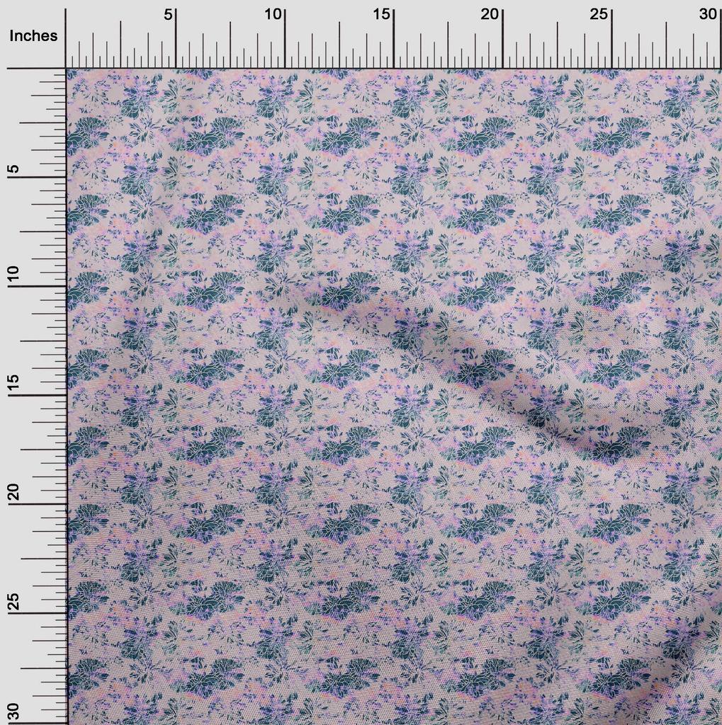 oneOone Cotton Poplin Dusty Pink Fabric Asian-Tie & Dye- Texture Quilting Supplies Print Sewing Fabric By The Yard 42 Inch