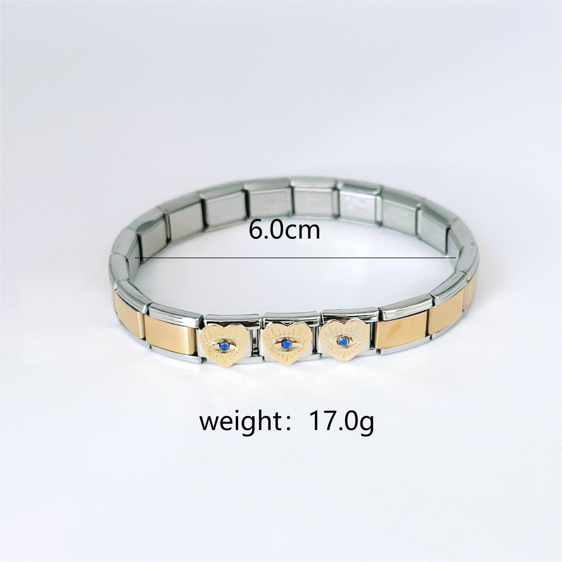 

Модный индивидуальный самодельный браслет в виде глаза из нержавеющей стали в стиле хип-хоп, винтажный модный браслет