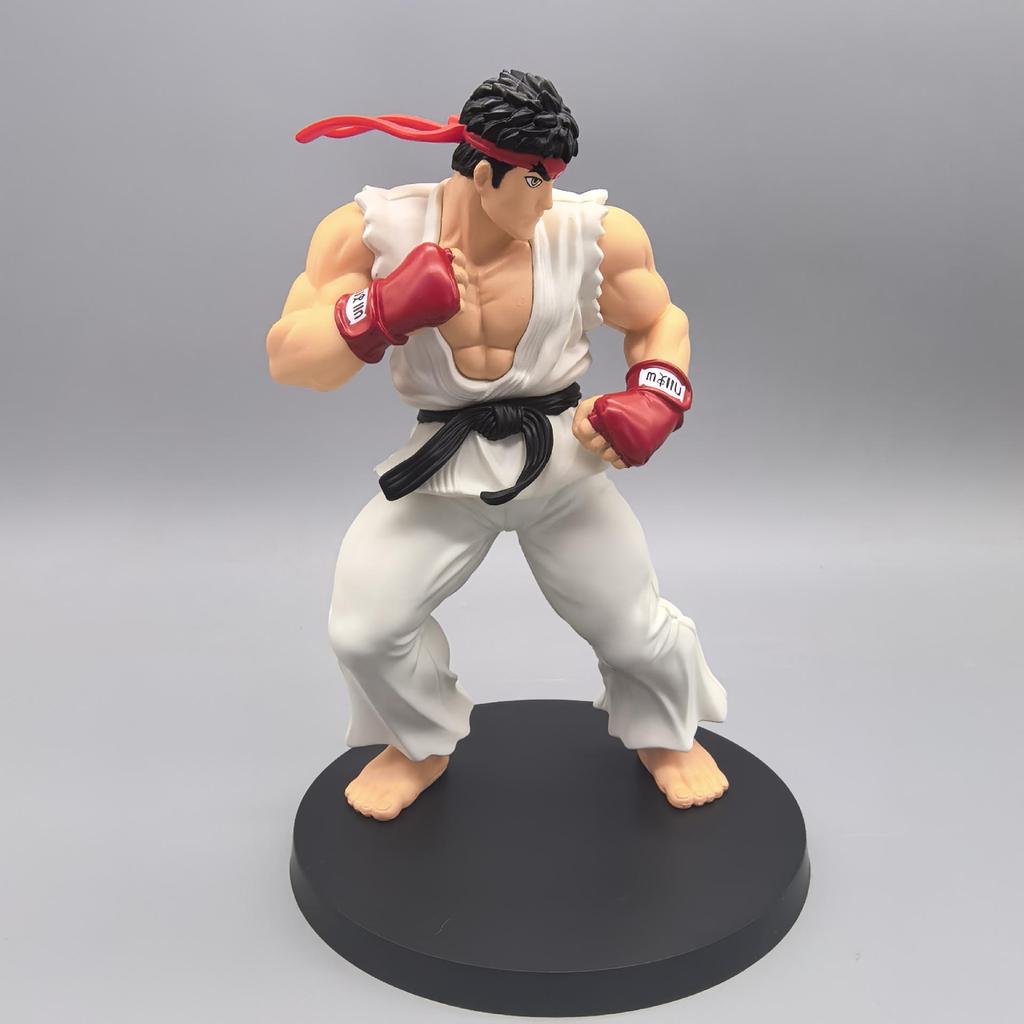 Ryu Ken White Desktop Figurine - The King of Fighters & Street Fighter Series