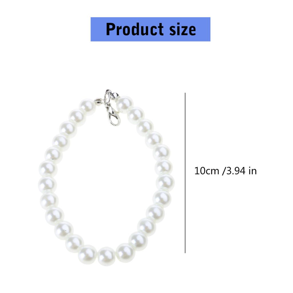 Elegant Faux Pearls Chain and Card Holder Necklace Keychain Photocard Sleeve Bag Pendant for Fashionable Women Girls