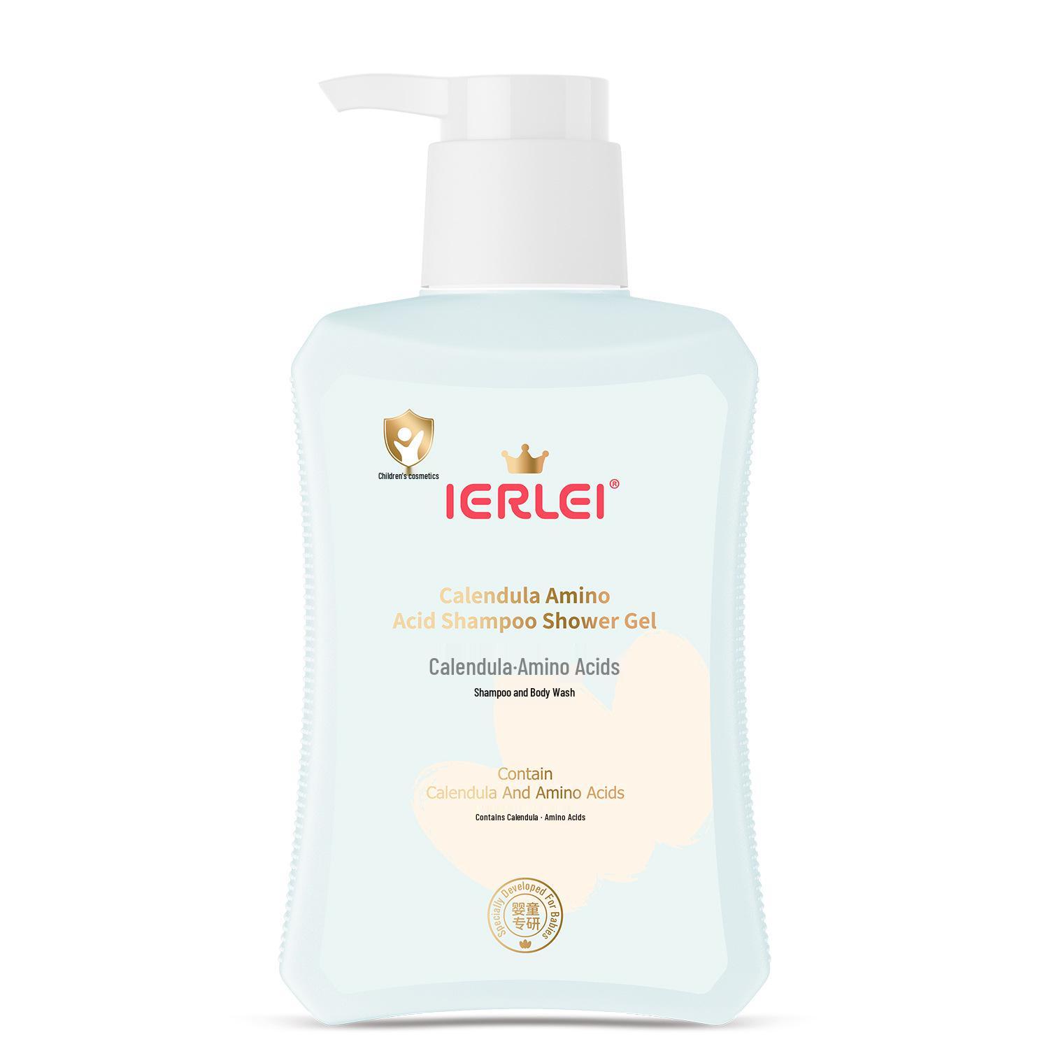 Yierle Two-in-One Calendula Shampoo & Body Wash for Kids
