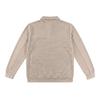 Men S Loose Fit Lapel Zip Pocket Waffle Knit Jacket