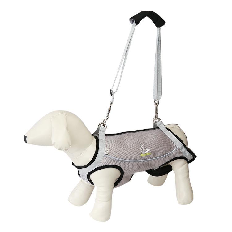 Pet Dog Hindleg Weakness Assist Booster Bag Teddy Going Out Lifting Carrying Mesh Backpack Dog Leash Pet Products
