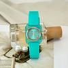 JYL Women's Watch Square Digital Student Casual Silicone Strap