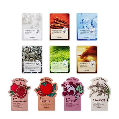 Tonymoly Super 10 Gezichtsmasker| Pak van 10|Sheet Gezichtsmasker voor een stralende huid|Gezichtsmasker met essence|Sheet Masker Combo