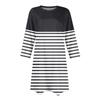 Women's Fashion Casual Print Round Neck Three-quarter Sleeve Short Dress