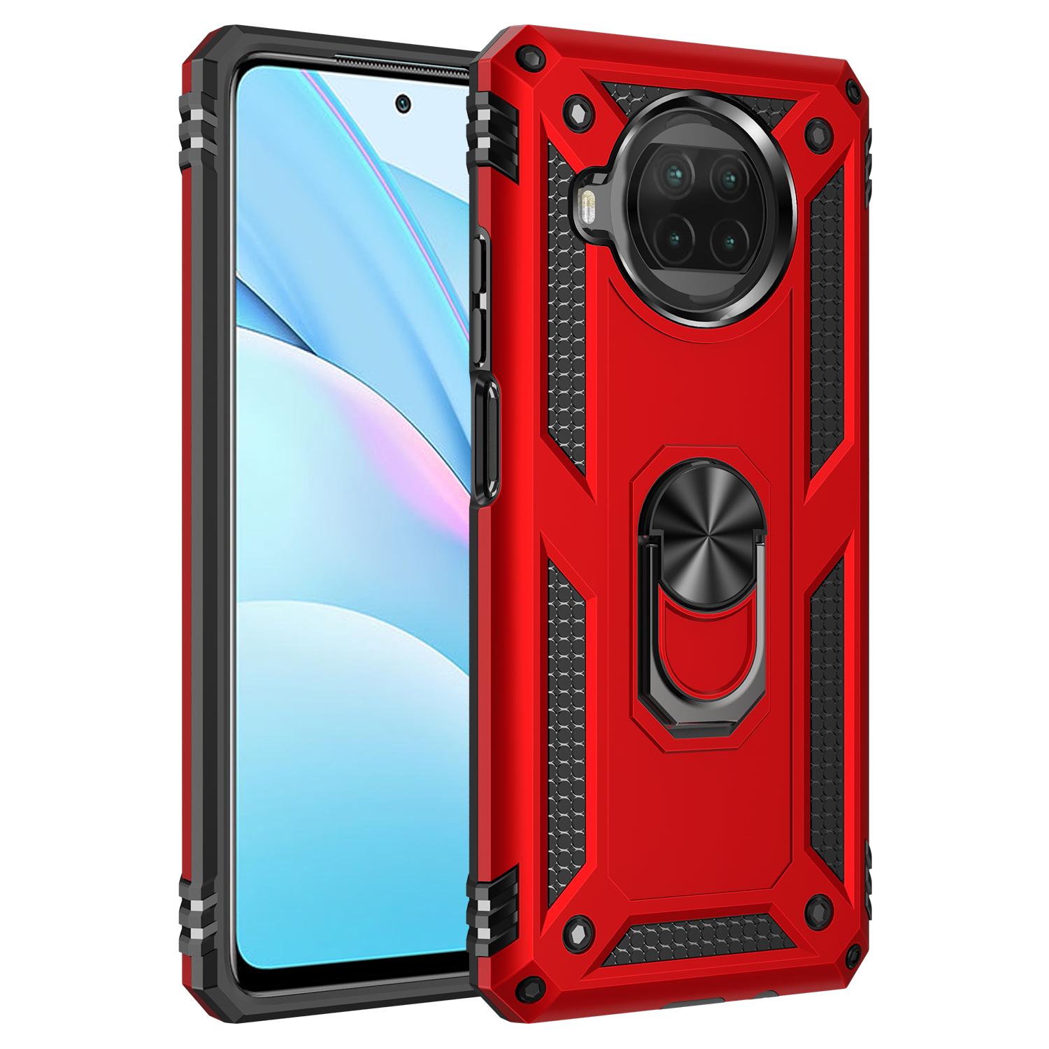 

Протиударний чохол для Xiaomi 10T Lite Mi10T Чохол Mi 10T Lite M2007J17G Чохол для телефону з кільцем-тримачем для Redmi Note 9 Pro 5G Note9 9Pro Mi 10T Lite 5G червоний