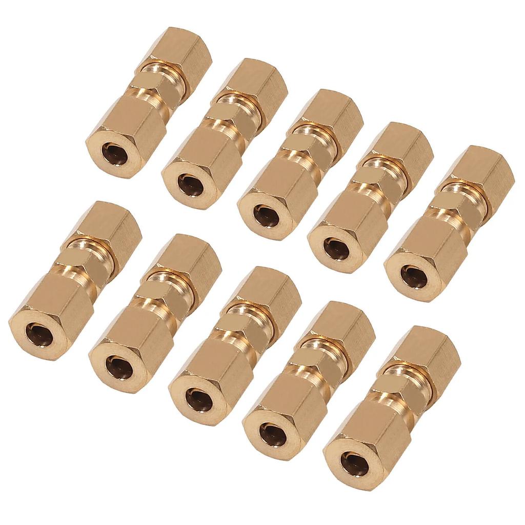 4/10PCS Universal Brake Line Connector For Brake Line Without Flaring 4.8mm 3/16 " Car Automobiles Accessories Part Set