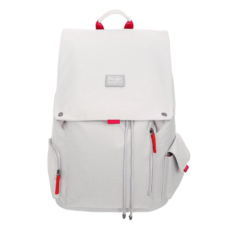 

Рюкзак Мужская сумка для компьютера Студенческий школьный рюкзак Женский рюкзак для путешествий большой вместимости Small серый