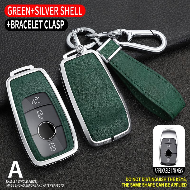 Car Key Case Cover for Mercedes Benz A C E S G Class GLC CLE CLA W177 W205 W213 W222 X167 AMG Protector Keychain Accessories