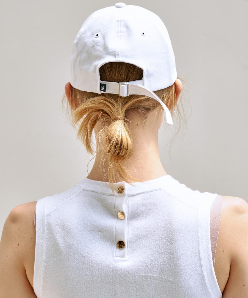 TRIP LE SENS Le Logo Ball Cap_White