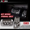 CARMATE Car Authentic GT Pedal Set RAZO GT SPEC AT-S Aluminum Die-Cast Carbon Fiber Accelerator/Brake Cover RP101