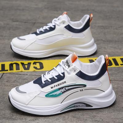 Sport Herrenschuhe Neu Low Top Netzstoff Freizeitschuhe Studenten Koreanischer Stil Dicke Sohle Trendige Kleidung Sneaker