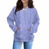 Women's Fashion Daily  Casual Hoodie Long Sleeve Printed Top