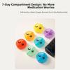Moisture-proof Travel Pill Box Large Compartments Daily Pill Case  At Time First Aid Kit