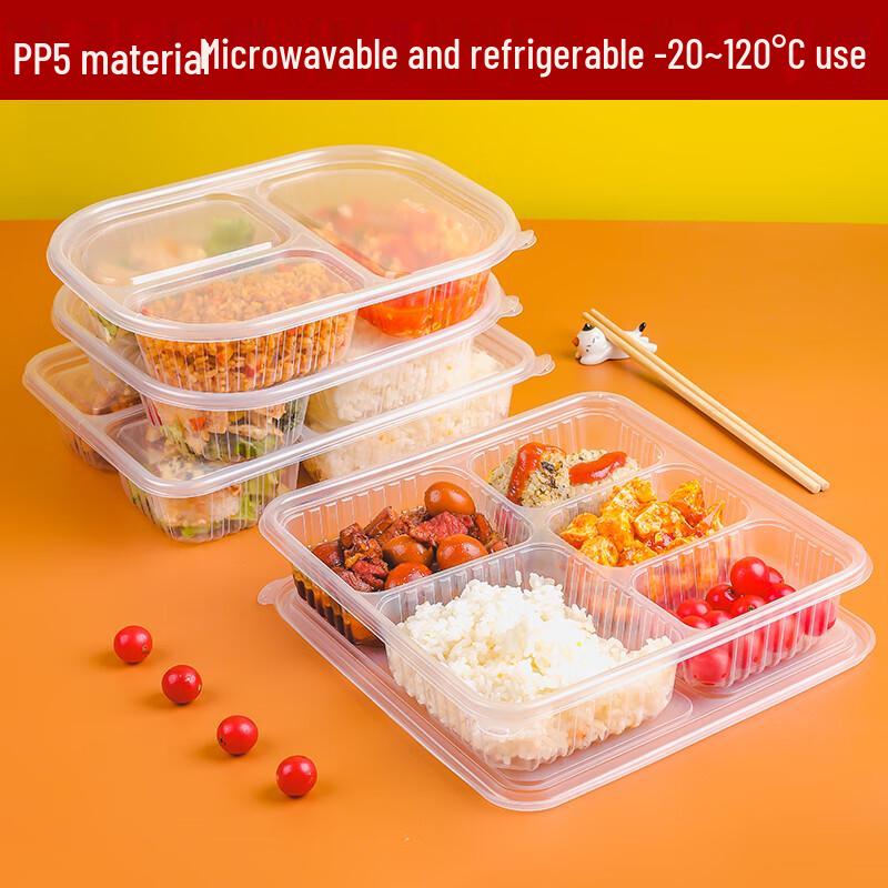 Ally Disposable Compartmental Takeout Meal Box