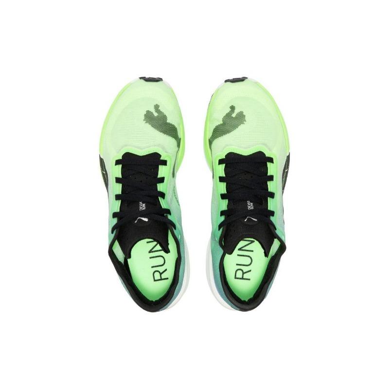 PUMA Deviate Nitro Elite 2 Women's Low-Top Carbon Plate Running Shoes Blue Green 377787-01