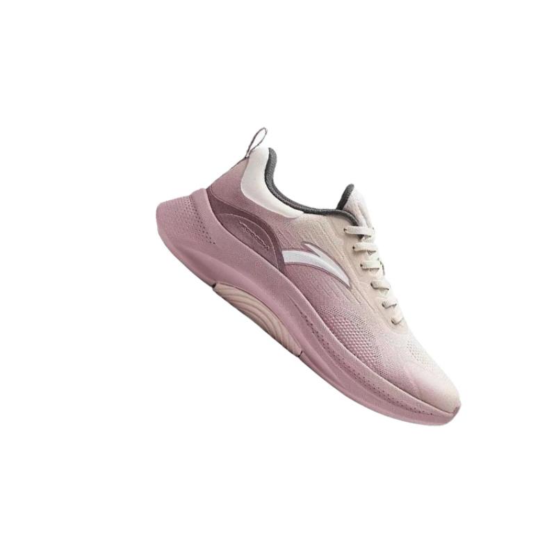 Anta God Walk 5 Anti Slip Wear Resistant Low Top Training Shoes Women's Gray Purple Sneakers 122347718-4
