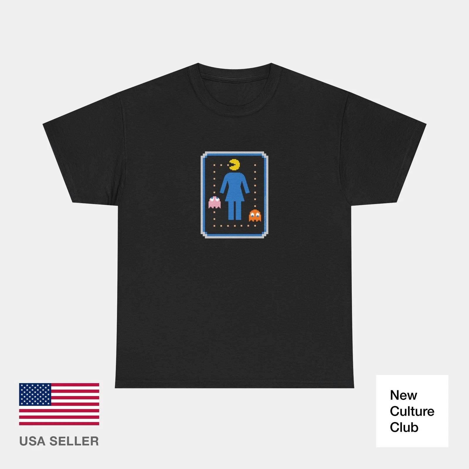 Girl X Pacman Game 90s 00s Koston Howard Skate Vintage Classic TShirt Print S