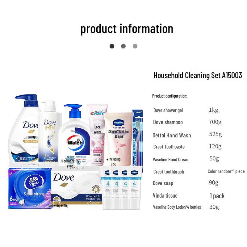 Dove A15003 Mehrprodukt-Körperpflegeset