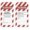 Customizable PVC LOTO Safety Tag for Lockout/Tagout Procedures