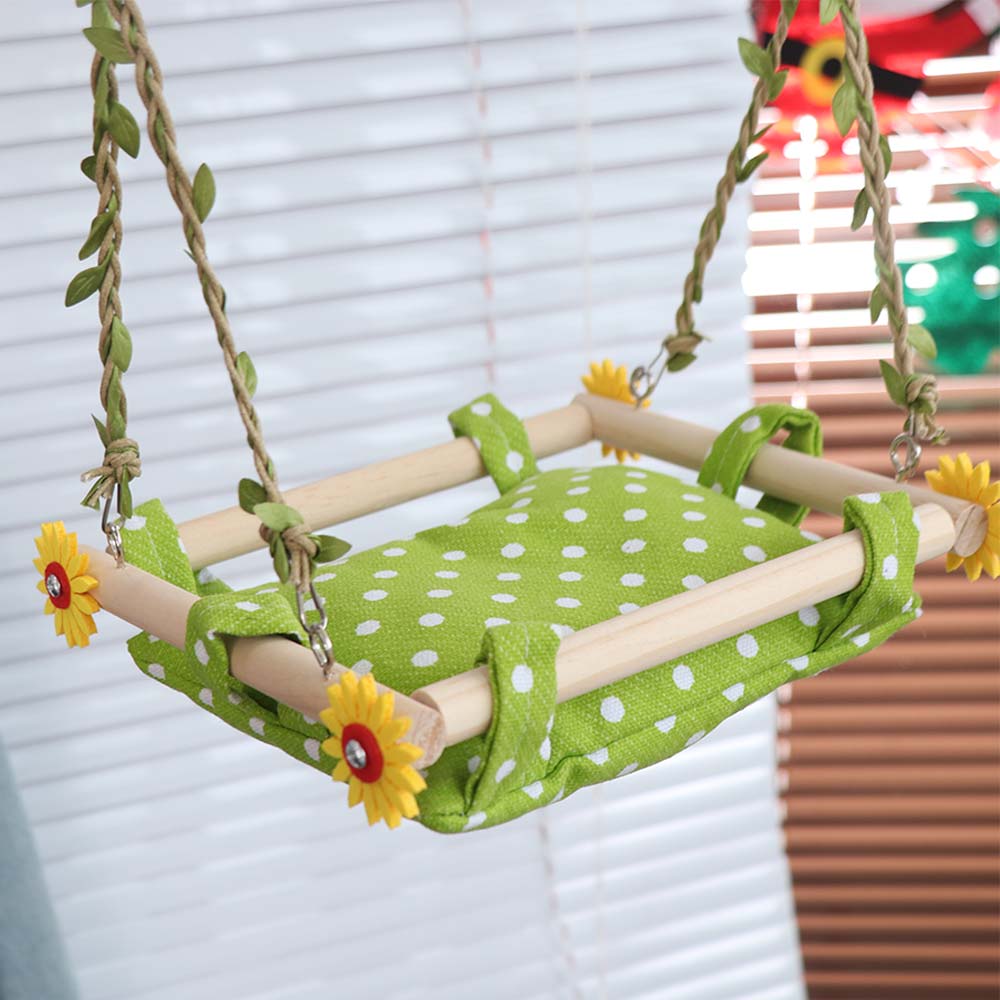 Removable Bird Hanging Hammock Breathable Bird Cage Stand  For Parrot Hamster Lovebird