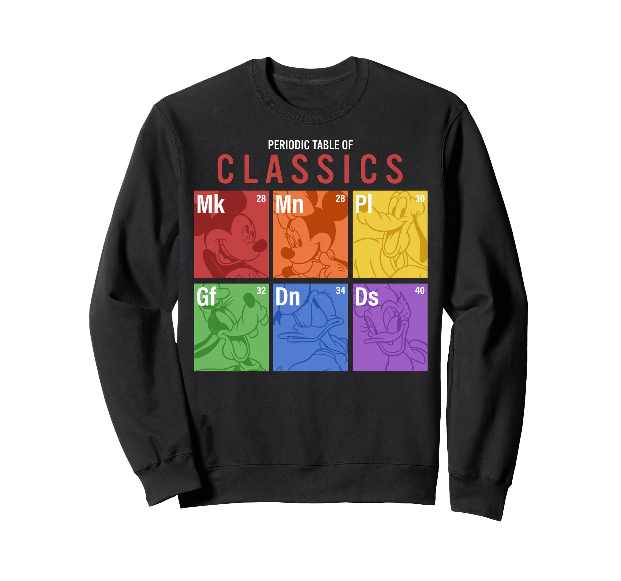 Disney Mickey Friends Rainbow Periodic Table Trainer &